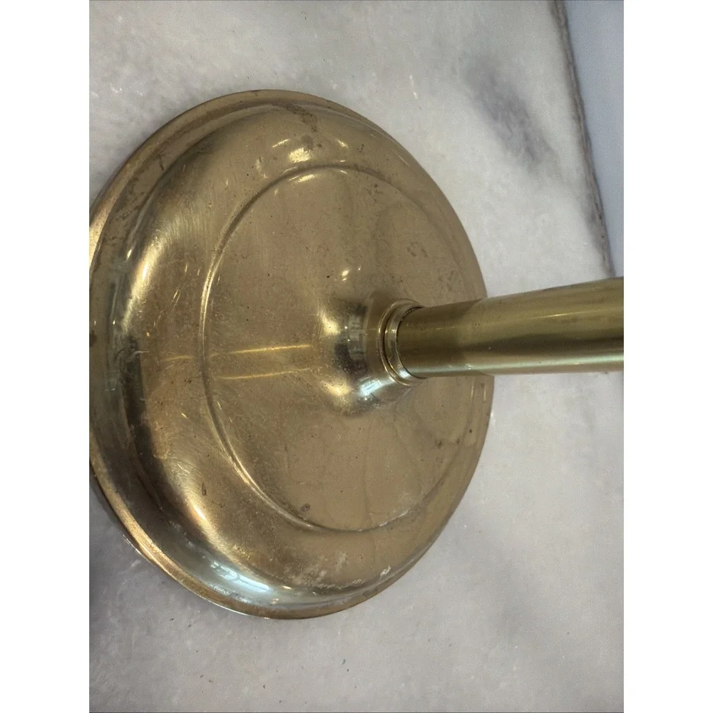 Vintage MCM Gatco SolidBrass‎ Double Hand Towel Ring Holder Stand Bathroom ES008
